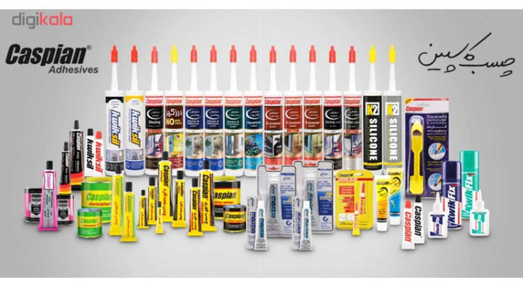 چسب آهن کاسپین مدل Metal plast New حجم 100 میلی لیتر مواد اولیه ساخت آلمان