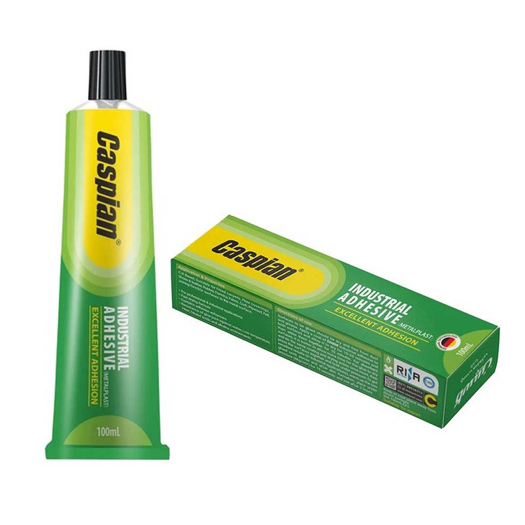 چسب آهن کاسپین مدل Metal plast New حجم 100 میلی لیتر مواد اولیه ساخت آلمان