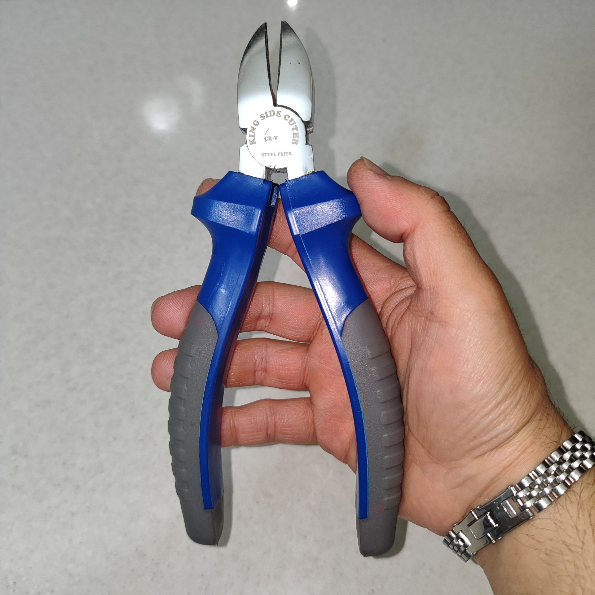 سیم چین سایز 7 اینچ کینگ king plier جنس فولاد کروم وانادیوم سخت کاری شده