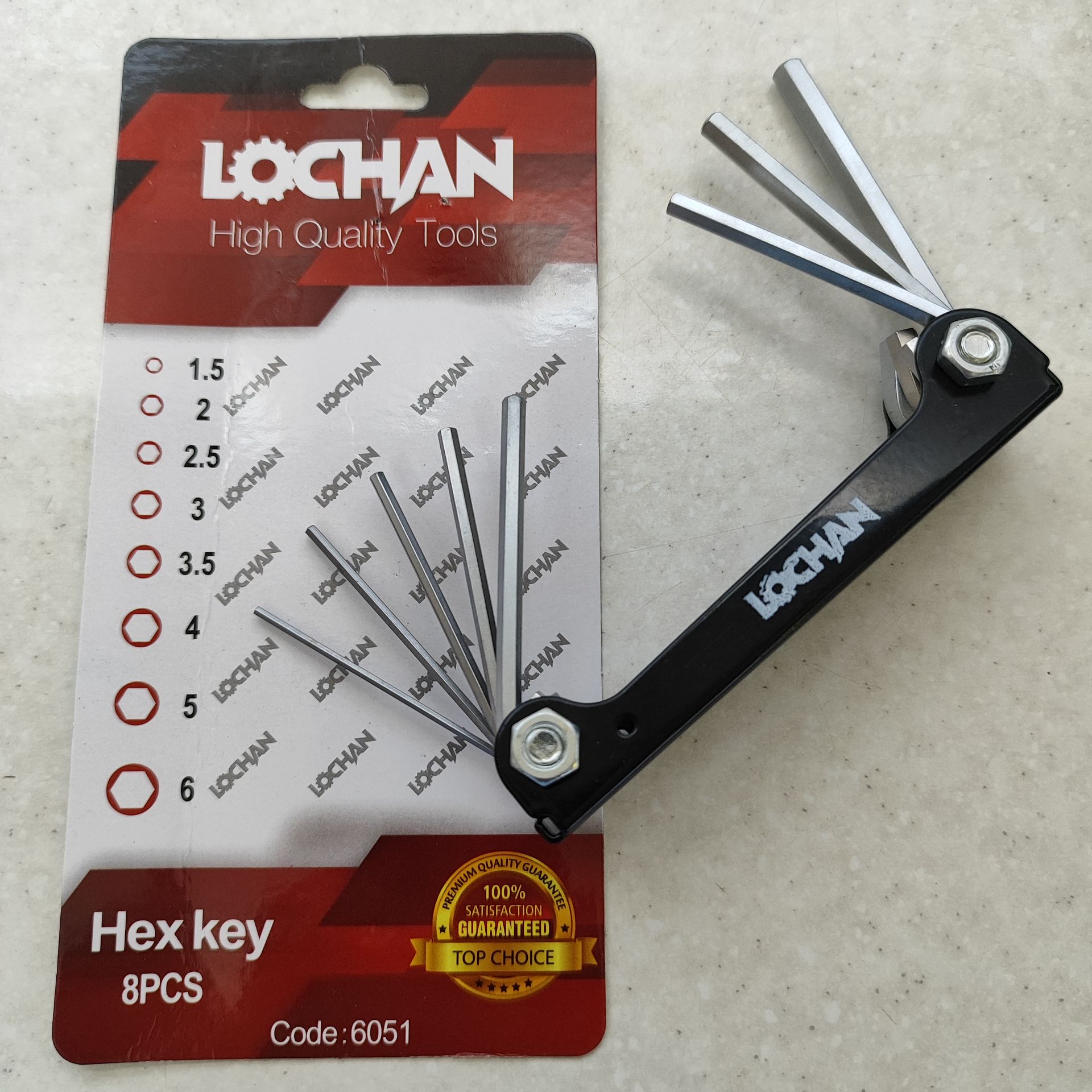 آچر آلن ستاره ای (8 عددی) برند لوچان LOCHAN مدل 6051 کیفیت بسیار عالی