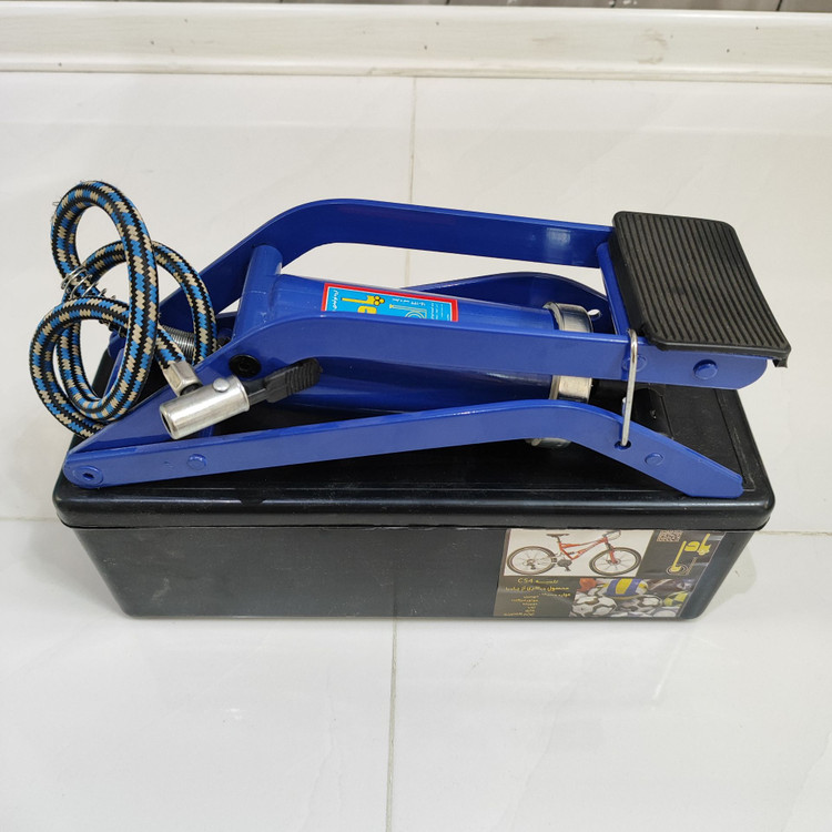 تلمبه پایی پادبا مدل C54 تک سیلندر بدنه فلزی سرشلنگی فلزی با کیفیت همراه کیف حمل مناسب باد زدن ماشین دوچرخه موتور و ...مدل G060 مدل BP1 کد 2096 مدل C54 کد 101