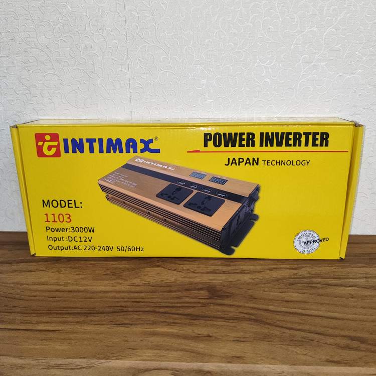 مبدل برق (کانورتر) اینورتر 12 به 220 ولت 3000 وات اینتیمکس INTIMAX مدل 1103 تحت لیسانس ژاپن