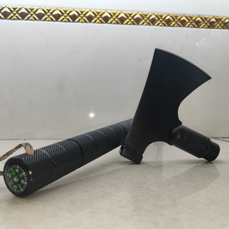تبر آفرود چندکاره حرفه ای فلزی گرین لاین مدل GL-MTA ( جعبه کاهی ) مناسب کمپ و سفر دقیقا مطابق تصاویر جعبه جدید