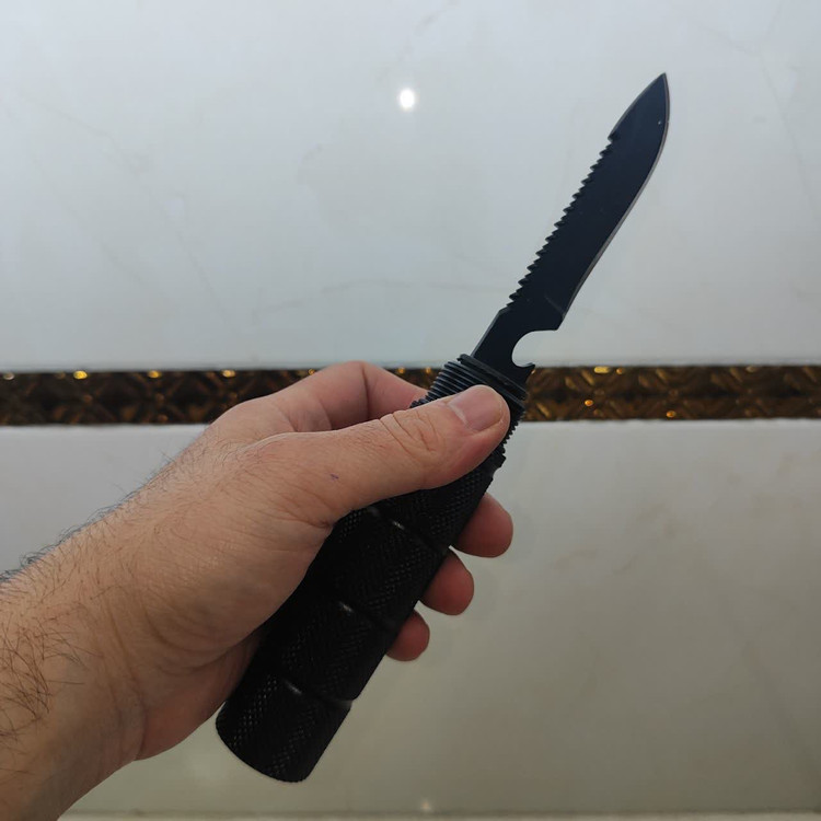 تبر آفرود چندکاره حرفه ای فلزی گرین لاین مدل GL-MTA ( جعبه کاهی ) مناسب کمپ و سفر دقیقا مطابق تصاویر جعبه جدید
