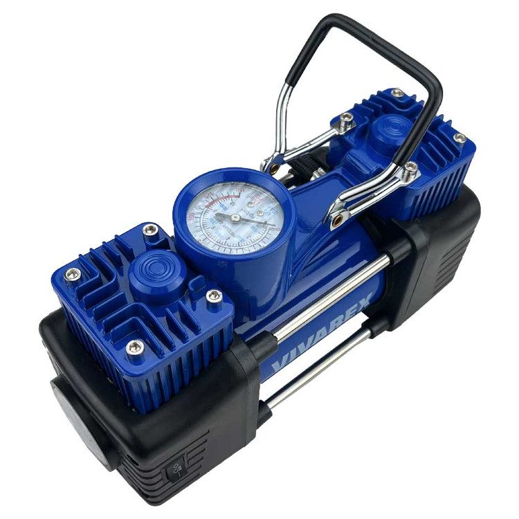 کمپرسور فندکی دو سیلندر ویوارکس مدل VR1206-ACT همراه لوازم کامل