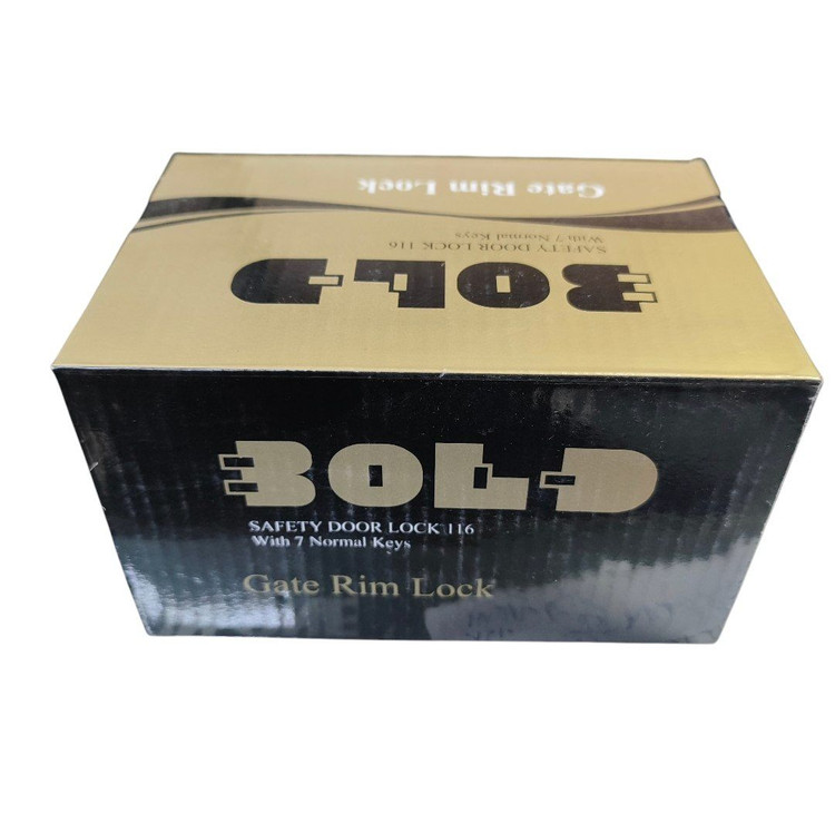 قفل حیاطی کالی طرح بولد BOLD کلید کامپیوتری 7 کلید کیفیت عالی مطابق تصویر