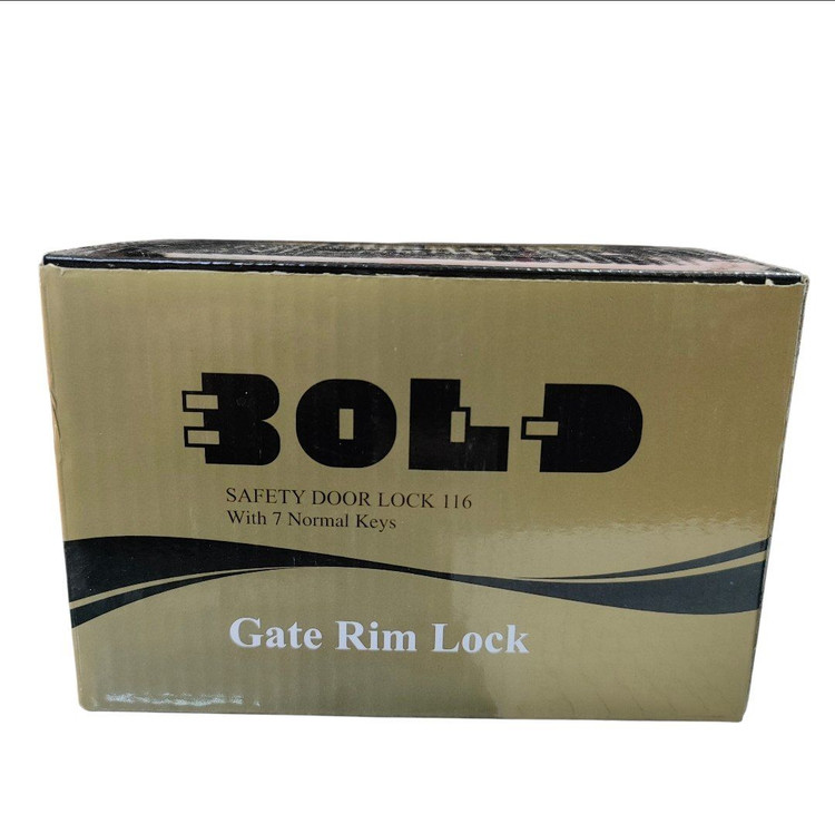 قفل حیاطی کالی طرح بولد BOLD کلید کامپیوتری 7 کلید کیفیت عالی مطابق تصویر