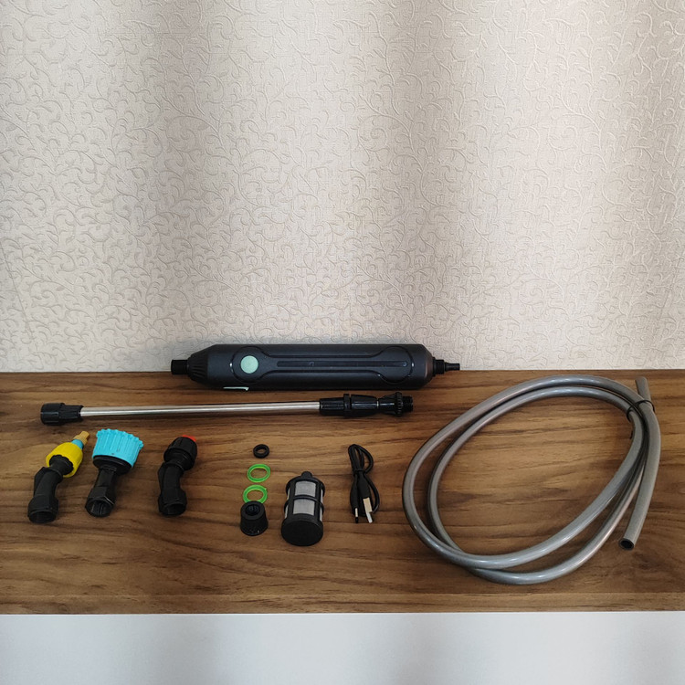 موتور سمپاش شارژی Electric Spray Gun با باتری قابل شارژ تایپ سی | مناسب برای باغ، مزرعه، ضدعفونی
