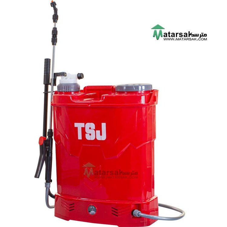سمپاش شارژی 20 لیتری دوکاره شارژی و دستی TSJ