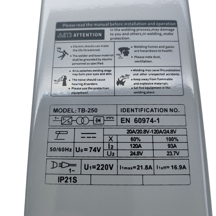 اینورتر جوشکاری 250 آمپر ادون مدل TB-250