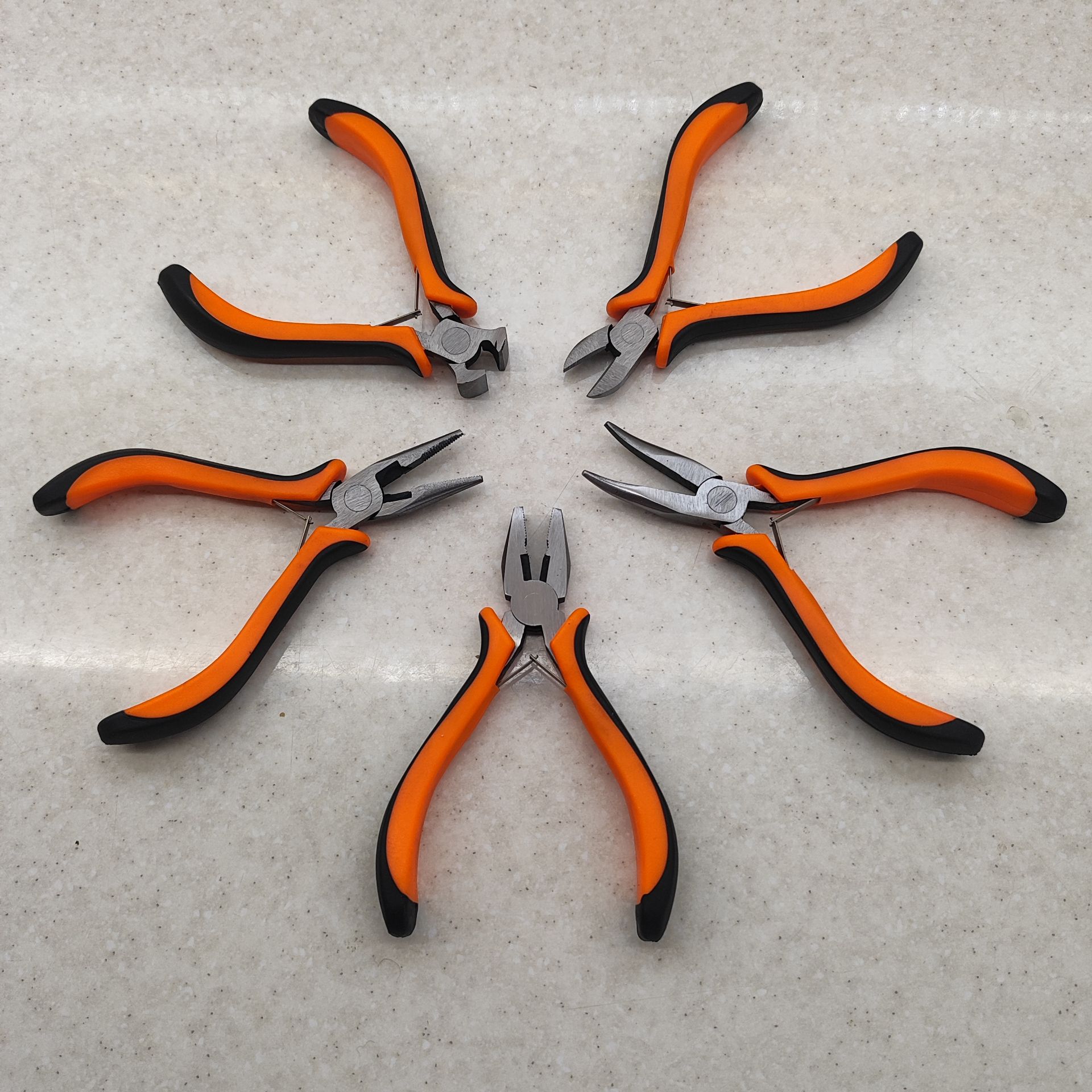 انبرآلات الکترونیکی مدل mini pliers مجموعه ۵ عددی کامل