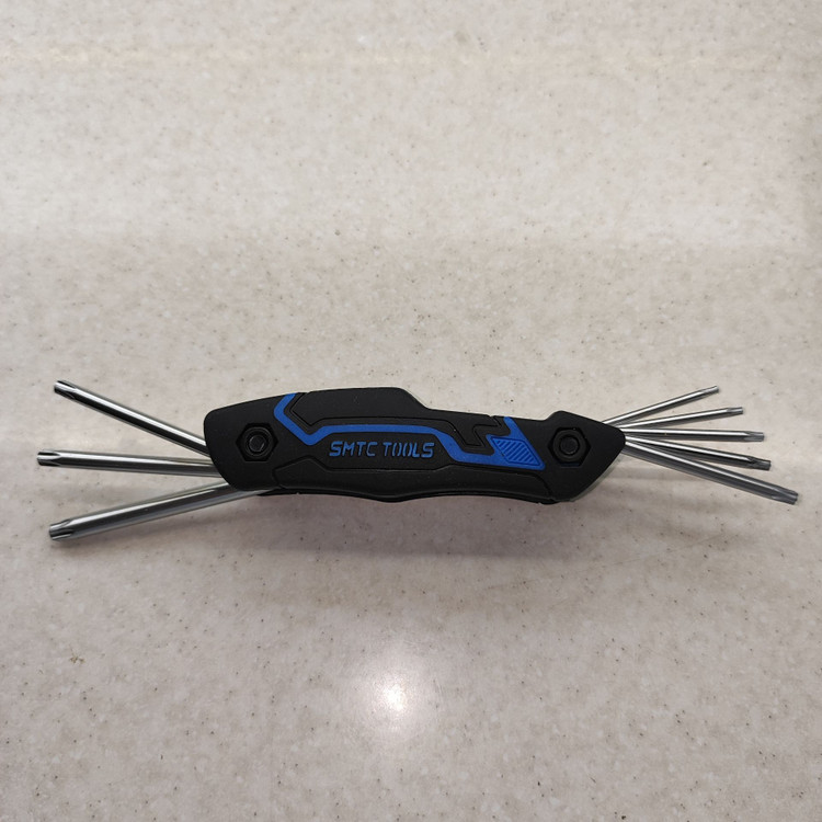 آچار آلن چاقویی اس ام تی سی مدل شش گوش مجموعه 8 عددی