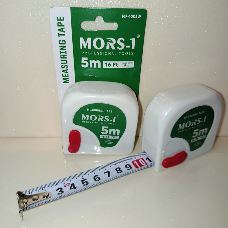 متر 5 متری نشکن مورس mors-1 مدل 1005 دارای قفل کیفیت عالی