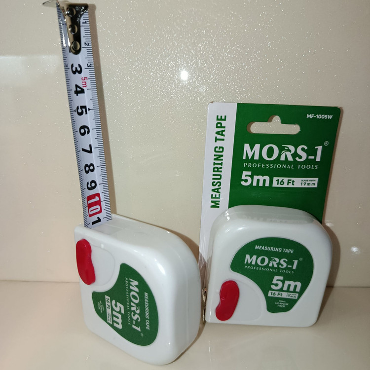 متر 5 متری نشکن مورس mors-1 مدل 1005 دارای قفل کیفیت عالی