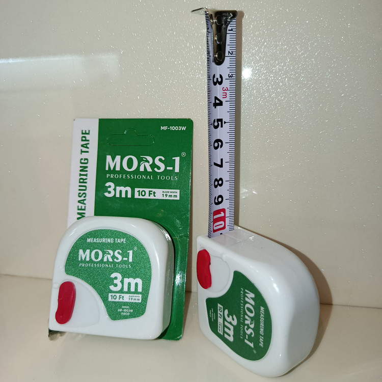 متر 3 متری نشکن مورس mors-1 مدل 1003 دارای قفل کیفیت عالی