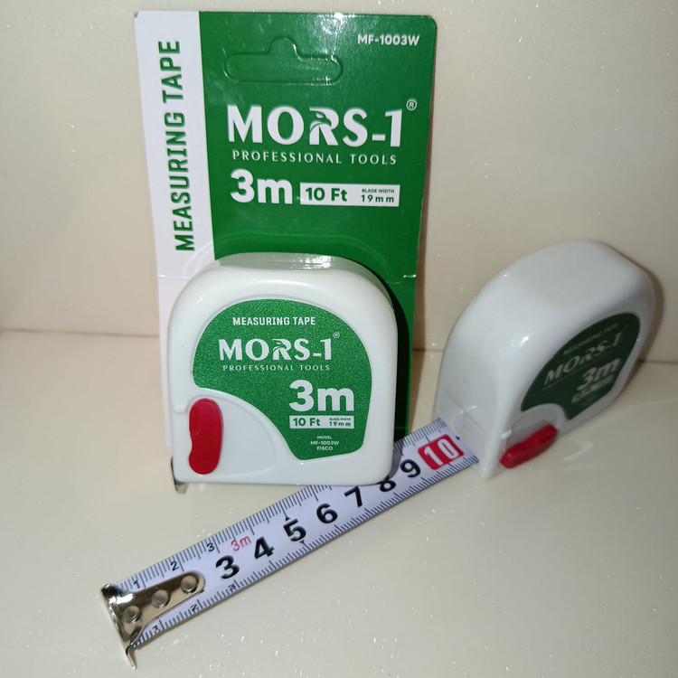 متر 3 متری نشکن مورس mors-1 مدل 1003 دارای قفل کیفیت عالی