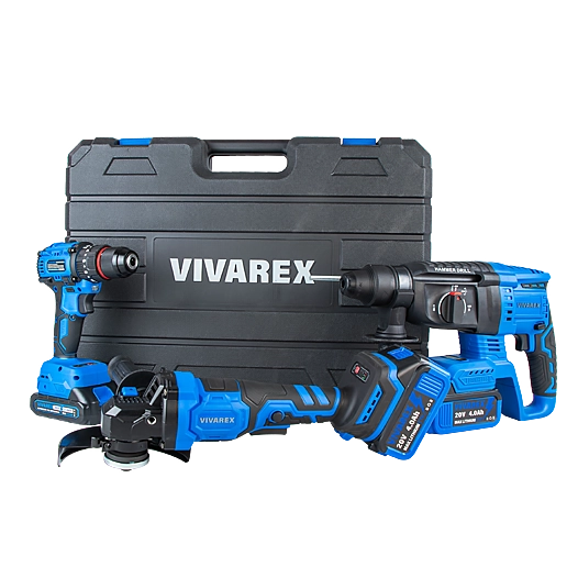 کیت شارژی 20 ولت ویوارکس موتور براشلس مدل VR2403-BCK (مجموعه ۳ عددی) با گارانتی رسمی ویوارکس