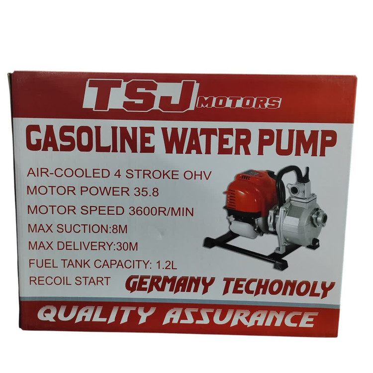 موتور آب چهارزمانه بنزینی طرح هوندا tsj مدل TSJ-GX35W موتور پمپ بنزینی چهار زمانه TSJ